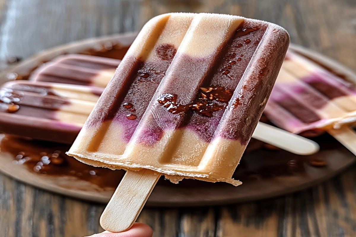 Homemade Eskimo Pie Popsicle